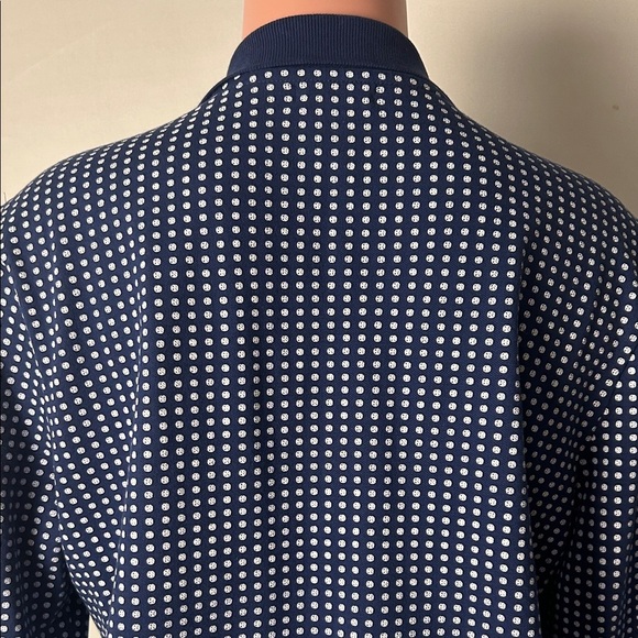 US Polo Association Polo Shirt  Logo Sz XL Casual Polka Dot Long Sleeve - Picture 7 of 11